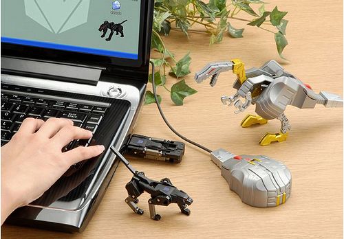 Usbメモリやマウスがトランスフォーム 実機能 搭載の変形フィギュア Narinari Com