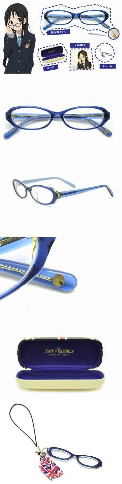 けいおん！メガネの詳細公開、ツル先には担当楽器などのメタルパーツ