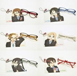 けいおん！メガネの詳細公開、ツル先には担当楽器などのメタルパーツ