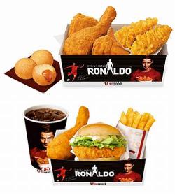 @ケンタッキーフライドチキン KFC x　Ronaldoロナウドステッカー KFC クリスティアーノ・ロナウド ステッカー - メルカリ