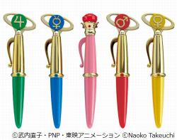 セーラームーン　変装 ＆ 変身ペン セット　文房具　プレバン　ボールペン セーラー戦士気分を味わえる変装＆変身ペンセットを プレミアム