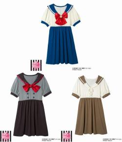 新品　セーラームーン×PEACH JOHN なりきりセーラーヴィーナス　4点 PEACH JOHNコラボ】 セーラームーンなりきりブラセット セーラー