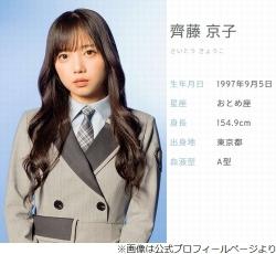 日向坂46 齊藤京子 公式お兄ちゃん になって欲しいのは Narinari Com